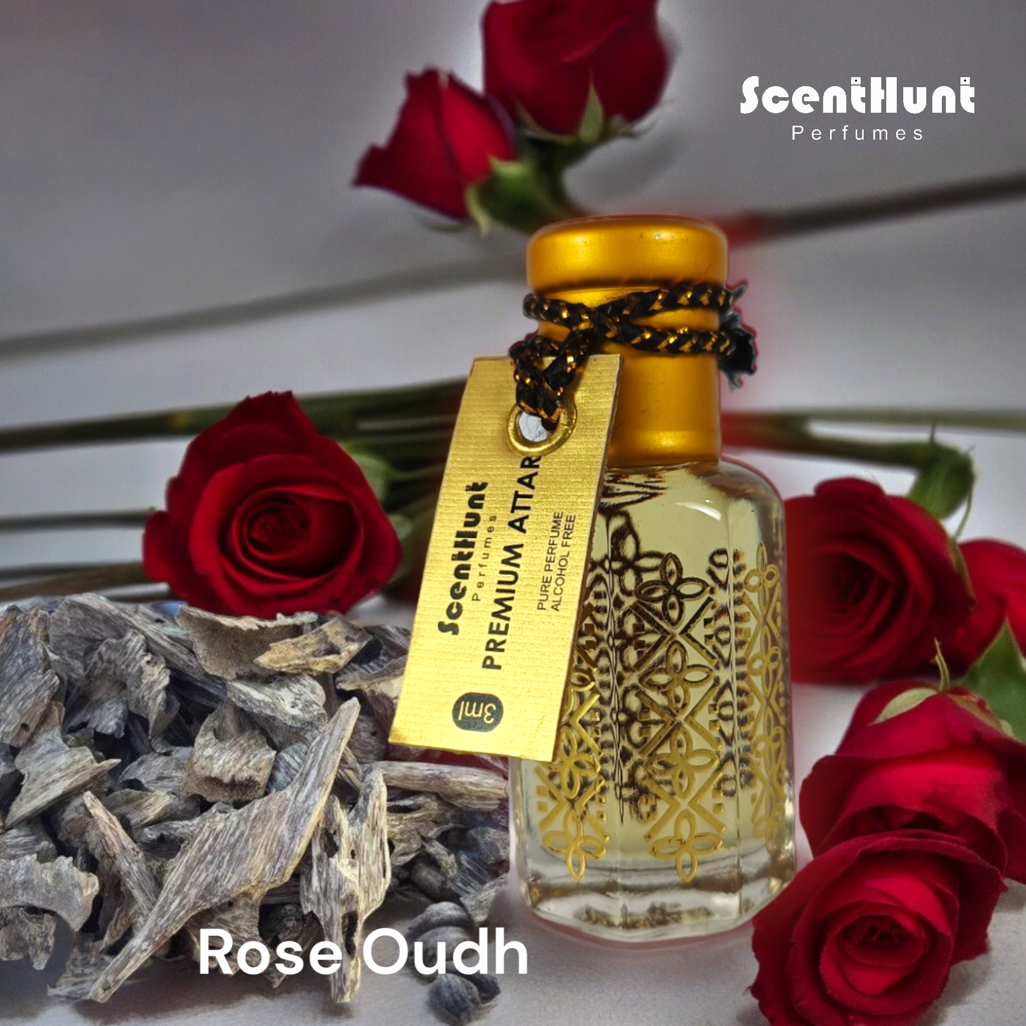 Scent Hunt Perfumes - Rose Oudh 12ml .